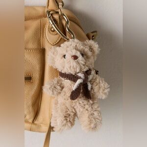 Free People Fuzzy Bear Bag Charm 🧸🔥 New With tags!
